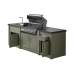 Grandpro EXCLUSIVE Crossray | Venkovní kuchyně OLIVE GREEN s lednicí a barem | limitovaná edice