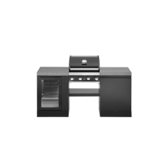 GrandHall Venkovní kuchyně PREMIUM G4 s lednicí | 185 Series | 185 cm