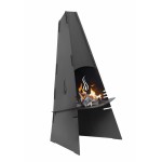 Aduro Venkovní krb / gril černý lak