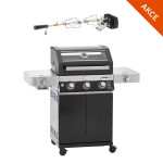 Rösle VIDERO G3-S Vario+ | Plynový gril | Rotisserie ZDARMA