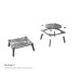 Gril VULCANUS Pro730 CHEF | Designové ohniště | Corten