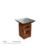 Gril VULCANUS Pro730 CHEF | Designové ohniště | Corten
