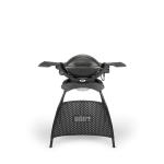 Weber Q 1400 STAND Dark Grey | Elektrický Gril se stojanem a poličkami