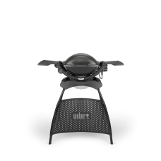 Weber Q 1400 STAND Dark Grey | Elektrický Gril se stojanem a poličkami